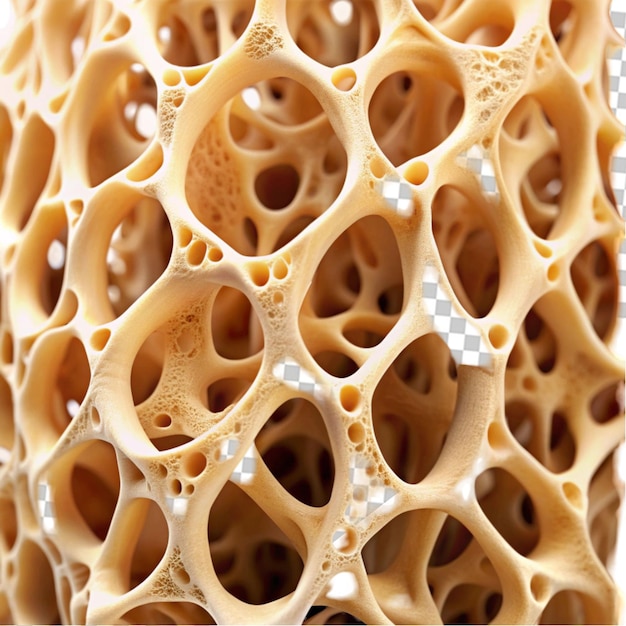 A close up of a piece of a coral with a white flower in it