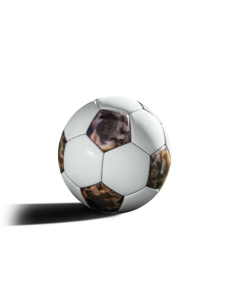 Close up on soccer ball