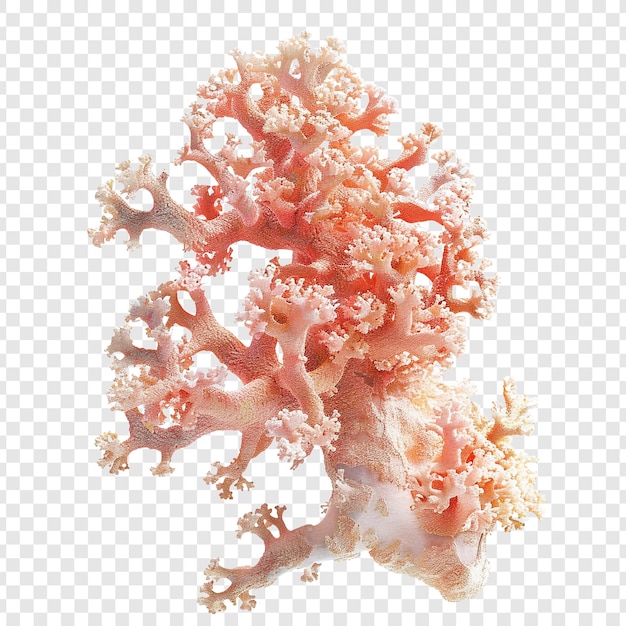 PSD closeup of a delicate coral branch