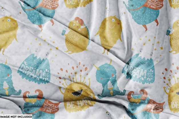 Closeup Fabric Mockup