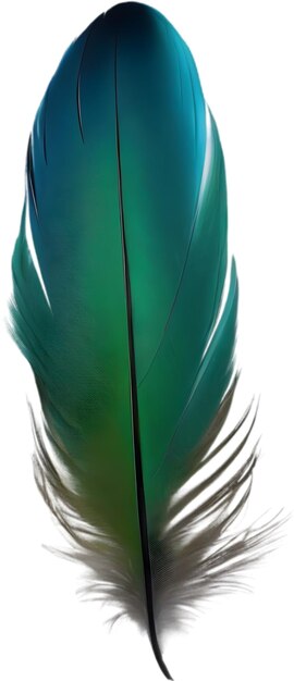 PSD closeup of greenblue feathers inspired by the resplendent quetzal bird