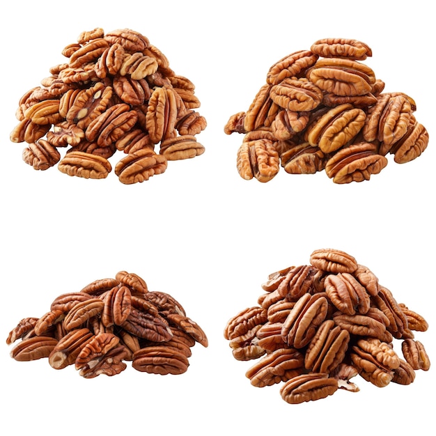 A CloseUp of a Pile of Pecan Nuts