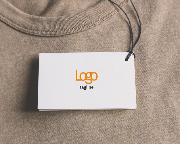 Cloth brand Tag_Mockup by 9ttwenty