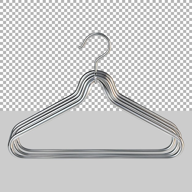 Cloth hanger on Transparent background Ai Generated