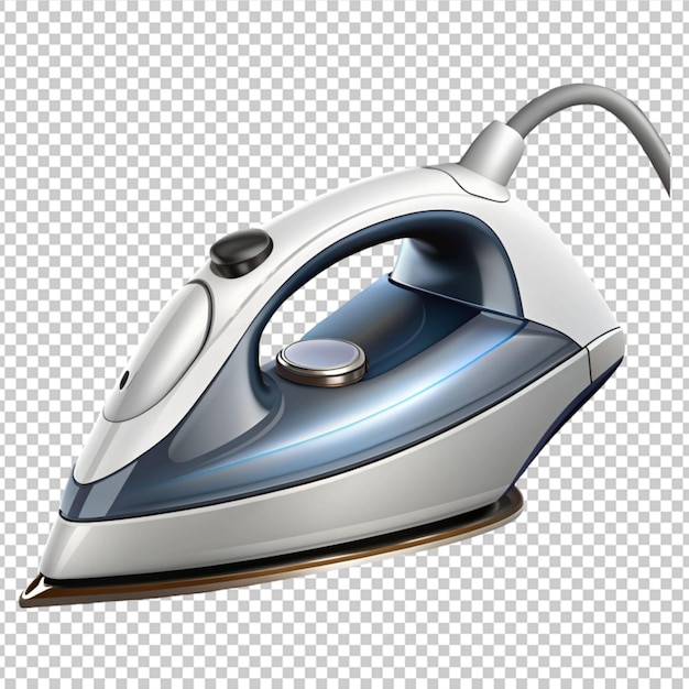 PSD clothes iron isolated on transparent background