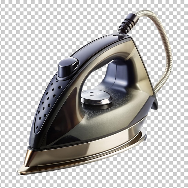 Clothes iron isolated on transparent background