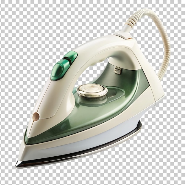 Clothes iron isolated on transparent background