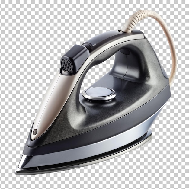 Clothes iron isolated on transparent background