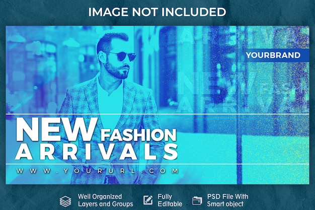 PSD clothing boutique webinar template