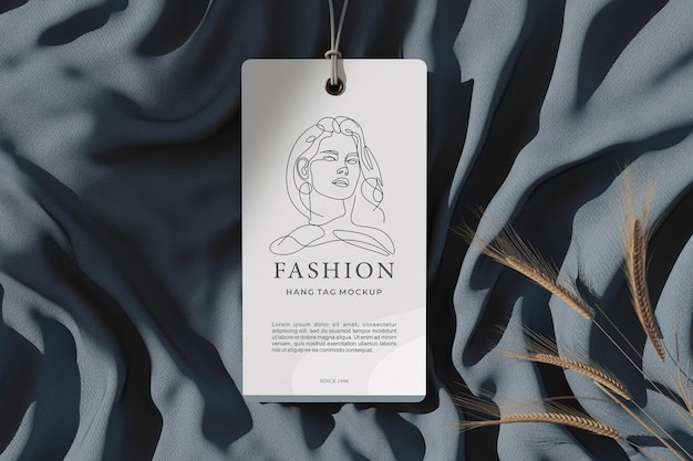 Clothing Hang Tag Mockup