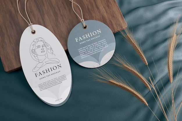 Clothing Hang Tag Mockup