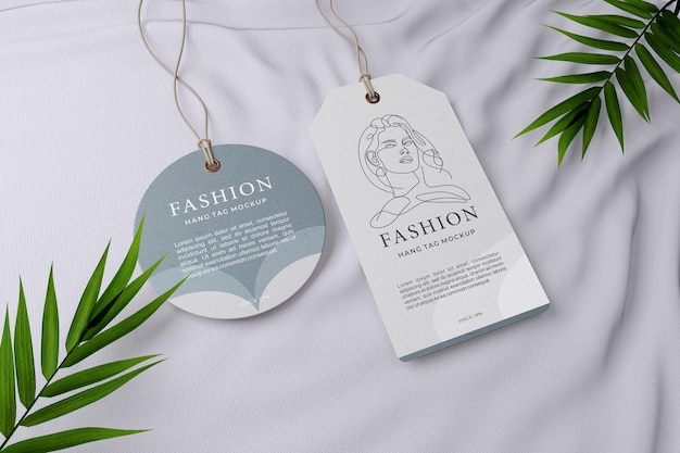 Clothing Hang Tag Mockup