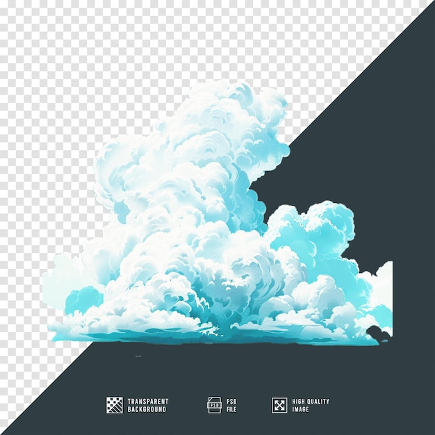 Cloud images without background in HD quality