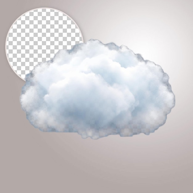 Cloud Isolated on transparent background