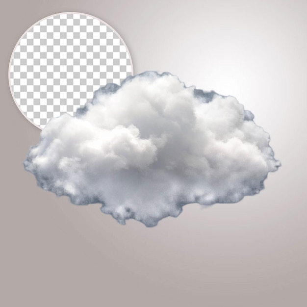 Cloud Isolated on transparent background