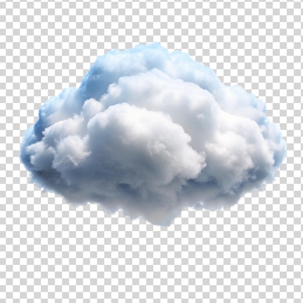 Cloud Isolated on transparent background