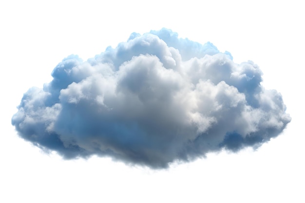 PSD cloud png isolated on transparent background