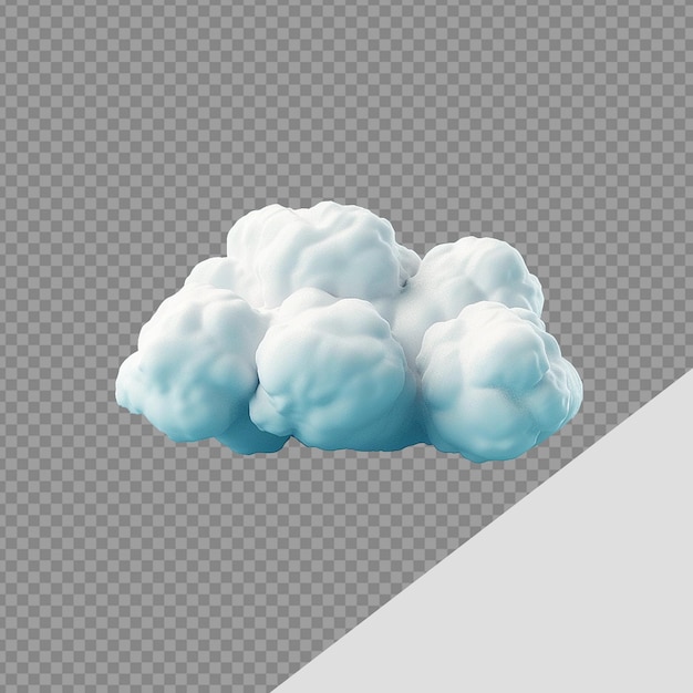 Cloud png isolated on transparent background