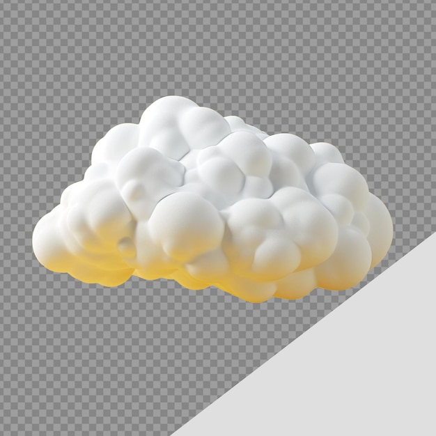 Cloud png isolated on transparent background