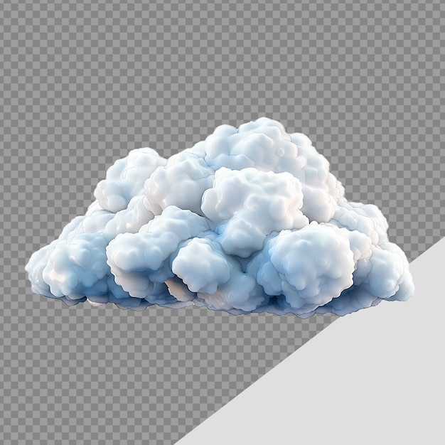 Cloud png isolated on transparent background