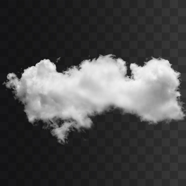 Cloud png isolated on a transparent background