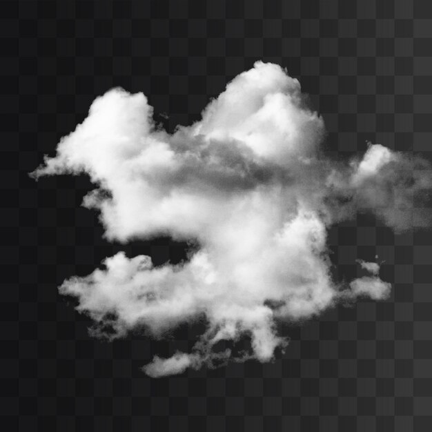 Cloud png isolated on a transparent background