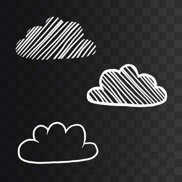 Cloud png isolated on a transparent background