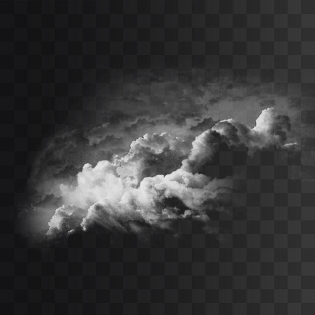 Cloud png isolated on a transparent background