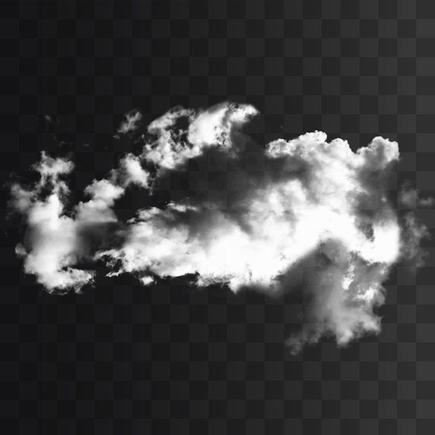 Cloud png isolated on a transparent background