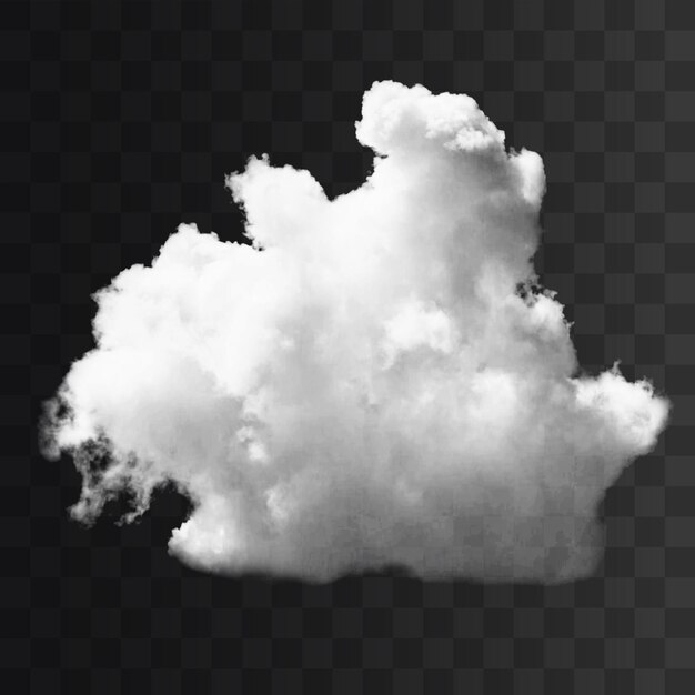 Cloud png isolated on a transparent background