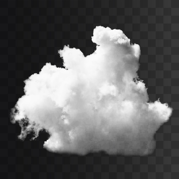 Cloud png isolated on a transparent background