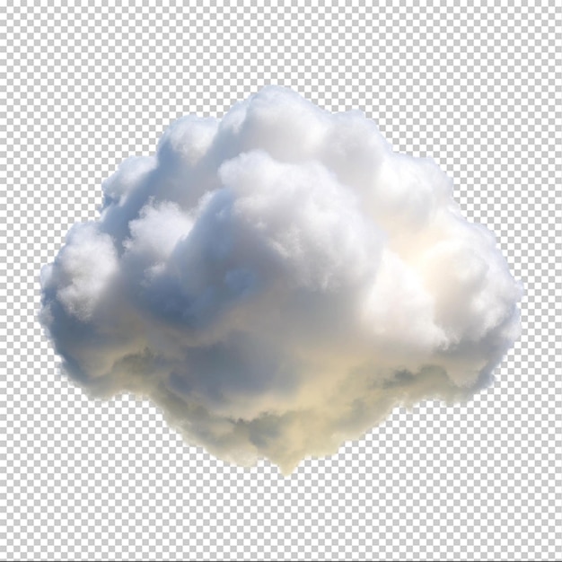 PSD cloud on transparent