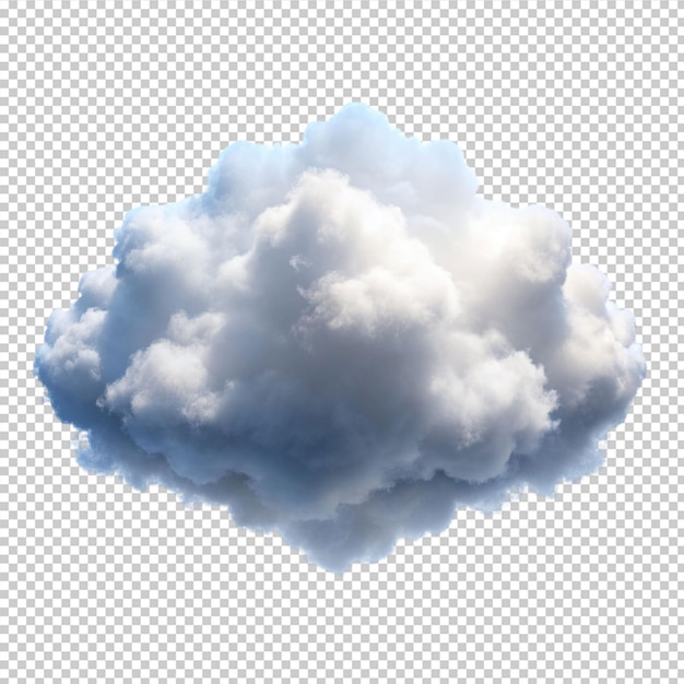 PSD cloud on trasperent back ground