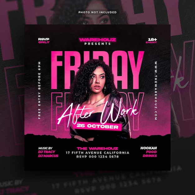 Club Party Flyer Instagram Social Media Post And Web Banner