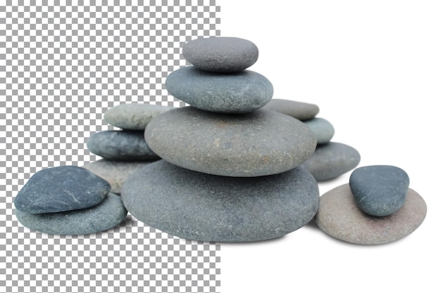 PSD a cluster of balancing stones, on a transparent psd layer.