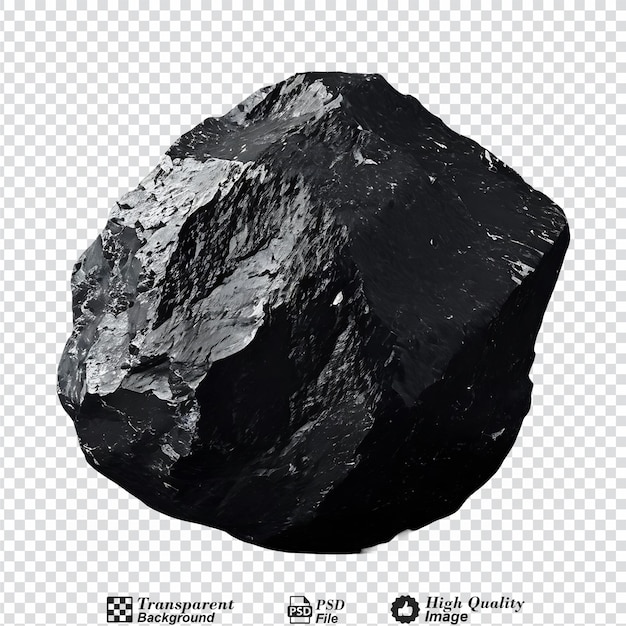 coal isolated on transparent background