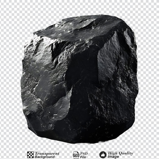 coal isolated on transparent background