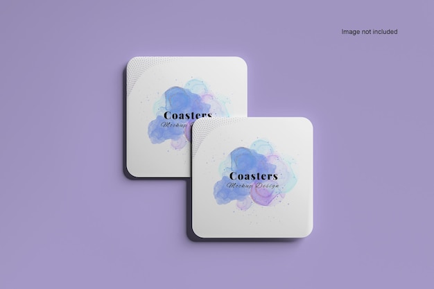 Coasters Square Mockups