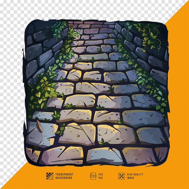 PSD cobblestone images without background hd quality