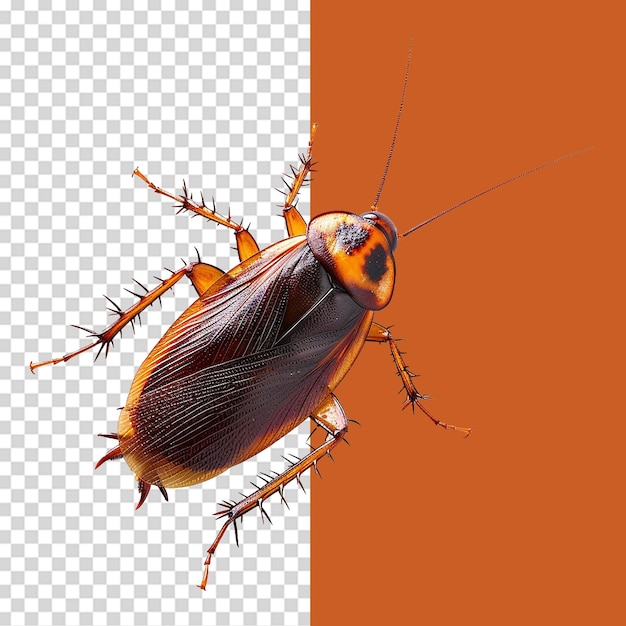 Cockroach on a transparent background