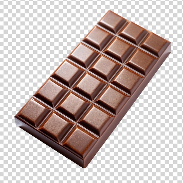 A cocolate bar Isolated on transparent background