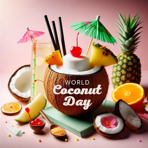 PSD coconutdaycelebration worldcoconutday2024 coconutlovers tropicalvibes coconutfestival coconutev