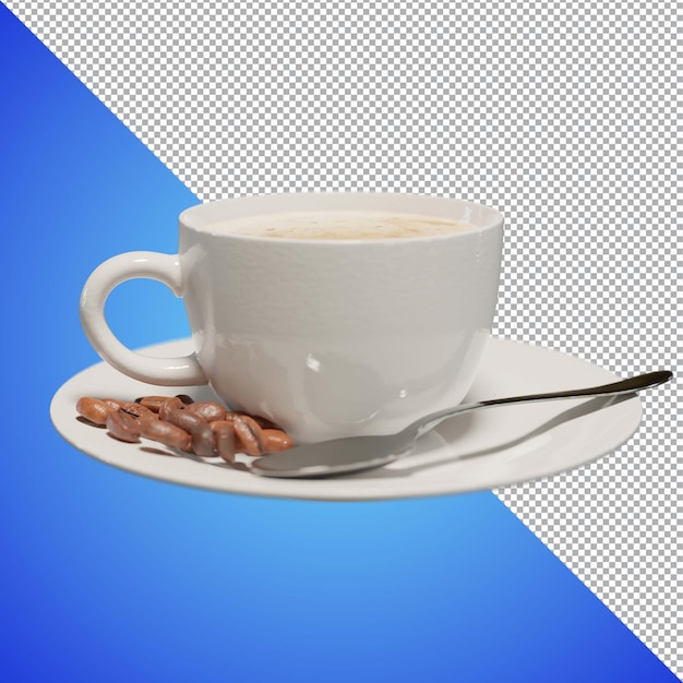 Coffee 3D Render for Preview Image