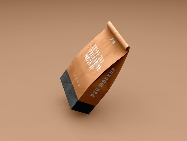 Coffee Bag Packet Mockup