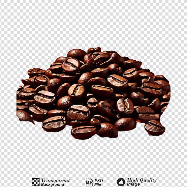 coffee bean a bunch of coffee beans isolated