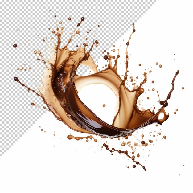 Coffee Cup isolated and realistic coffee transparent background