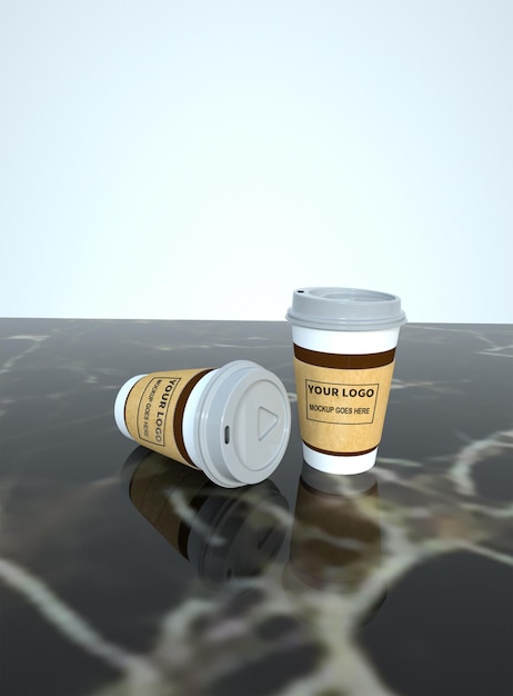 PSD coffee cup mockup