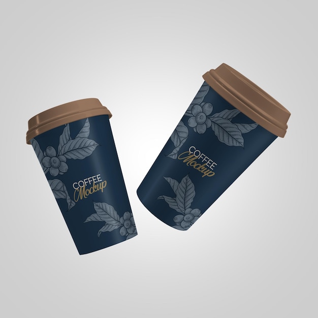 PSD coffee cup mockup