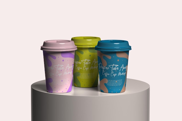 PSD coffee cup mockups