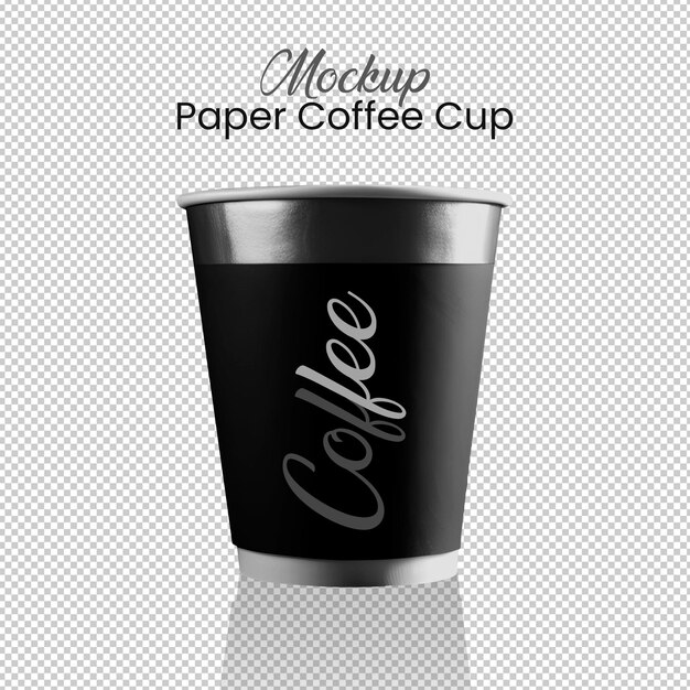 PSD coffee cup template one time tea cup craft drinkware png with silver wrapped paper